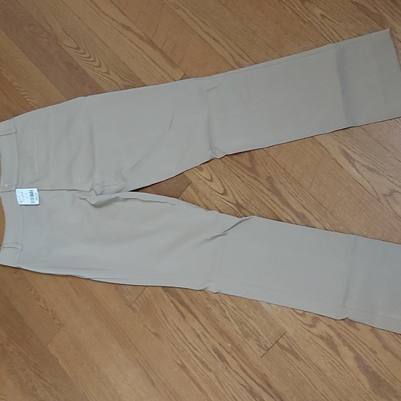 Size 0 Cotton Blend Women's Tan Dress Pants - Picture 2 of 6